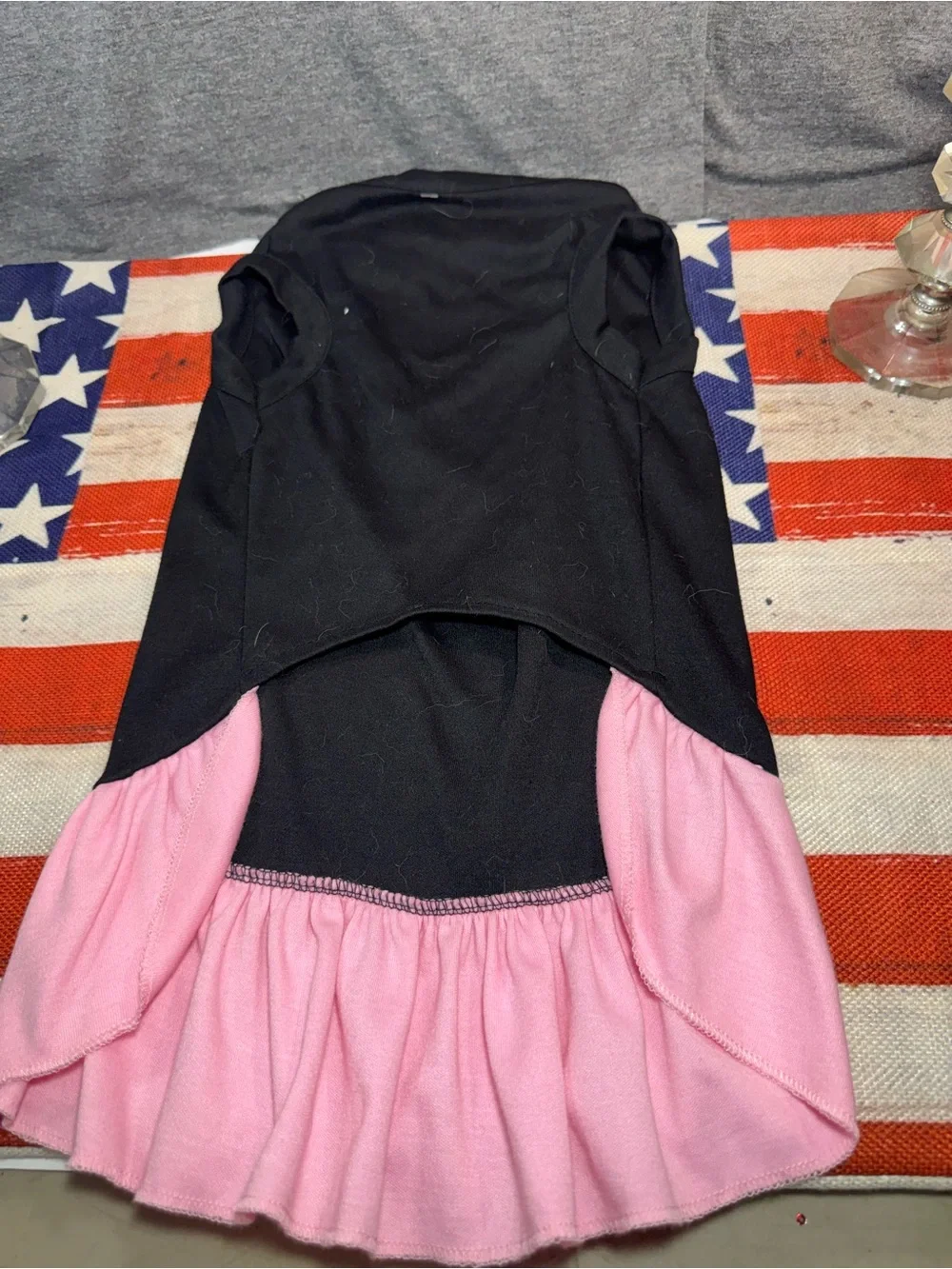 Birthday Girl Black & Pink Ruffle Dress